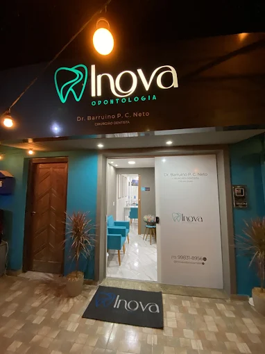 Recepção da Inova Odontologia em Arraial d'Ajuda — clínica odontológica moderna com atendimento humanizado